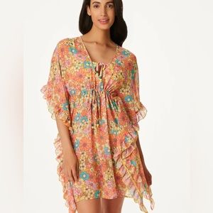 Jessica Simpson Spring Rendevous Frill Side Caftan